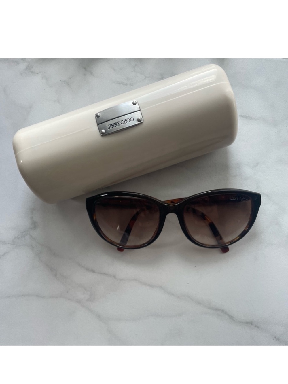 JIMMY CHOO cecy buckle sunglasses
